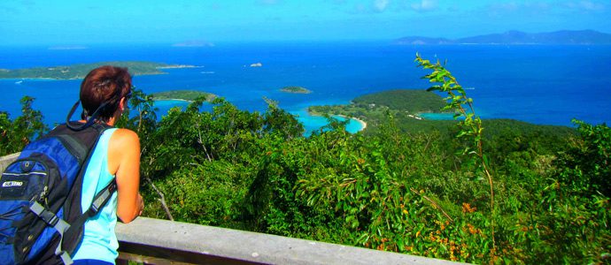 Hiking Caneel Hill Trail, St. John, USVI