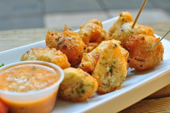 conch fritters in St. John