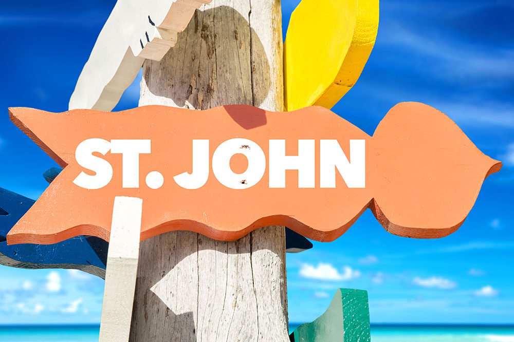 St. John holiday shopping