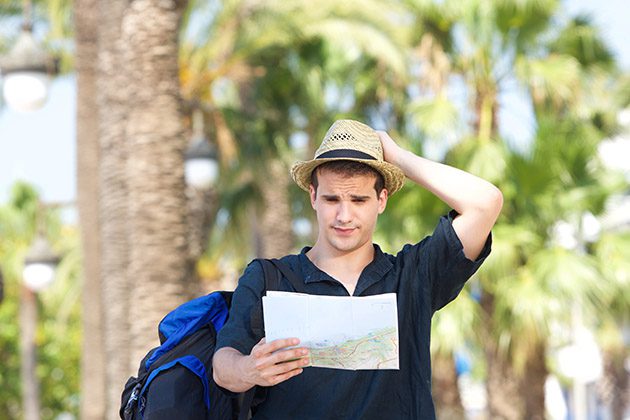 lost tourist