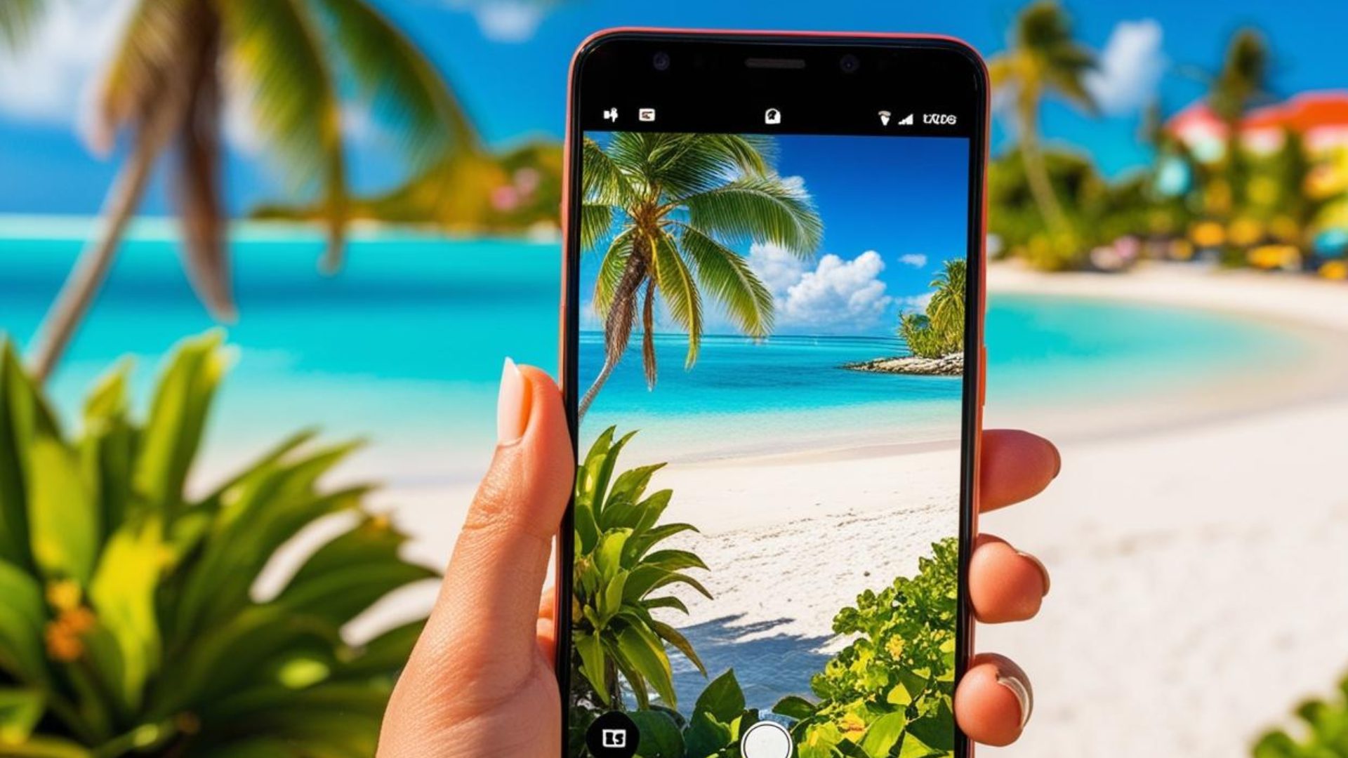 caribbean photography with smartphone